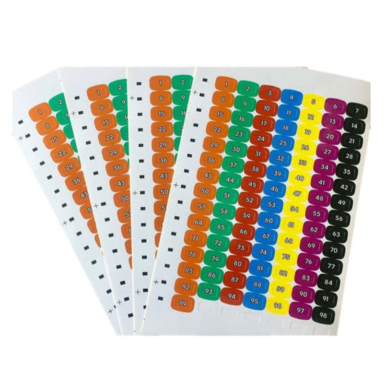 ZONE Monitor Stickers (1–99)